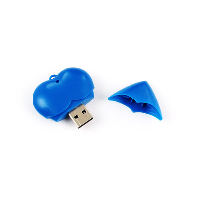 Wasserdichtes Plastik-USB-Flash-Laufwerk mit Gummiölbeschichtung