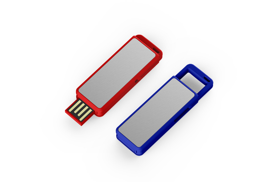 Anpassbarer Plastik-USB-Stick Schwarz Weiß 256 GB Speicher Plug and Play