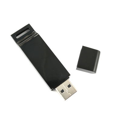 Recycling-Schwarzer USB-Stick Speicher 32G-1TB Anpassungsfähiger Körper mit Gummiölveredelung