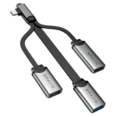 USB-Hub-Kabel zum Lesen und Kopieren Auch der USB-Adapter schnelle Datenübertragung
