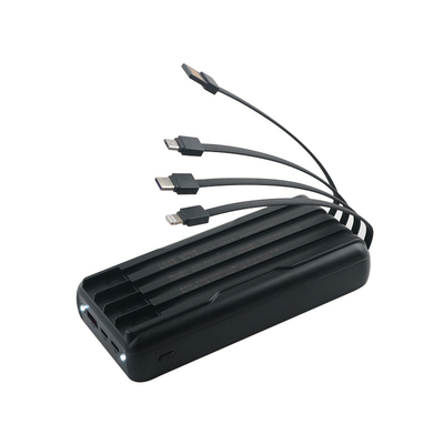 Hochkapazitäts-Full Battery Power Bank für Telefon mit PC Kunststoff/Matte Technologie Schalmaterial und Leichtbau