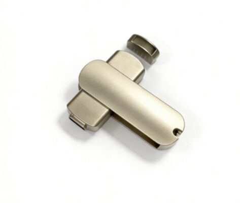 Silber Matt Körper USB A und Typ c zusammen mit Speicher schnell und kann maßgeschneidert gemacht Logo