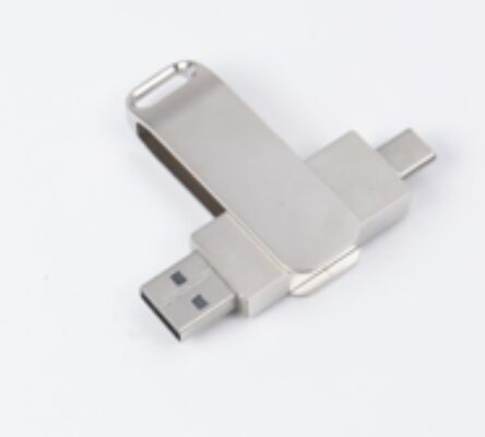 Silber Matt USB 3.0 mit Typ C sowohl Port als auch USB-Flash-Laufwerk Telefon und Computer Dosenkompatibilität 256GB 512GB 1TB