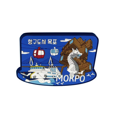 PVC Customized Made Fridge Magnet Can Follow Customer Design To Open Mold