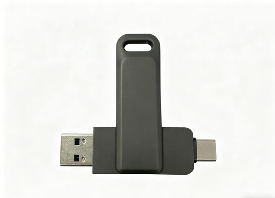 Pistolenschwarze Gehäusefarbe mit mattem USB 3.0 mit Typ-C-Dose passend zum Telefon