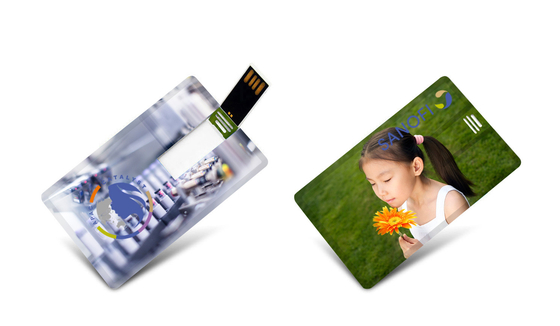 CMYK-Logo-haftet bunte Druck-UVKreditkarte USB 2,0 3,0 15MB/S
