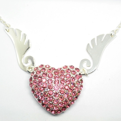 Greller Antriebs-volles Gedächtnis Damen-Necklace Diamond Usb Stick 32GB 64GB 2,0
