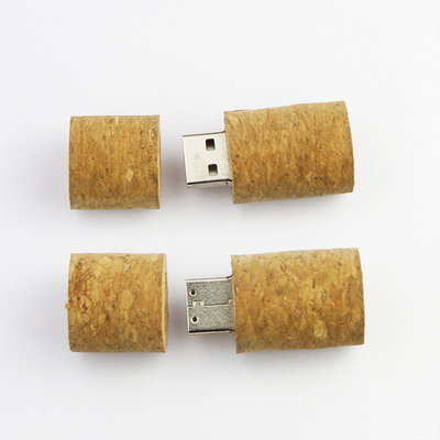 Rotwein-Flaschen-Stopper hölzerner greller Antrieb 3,0 128GB 80MB/S USBs