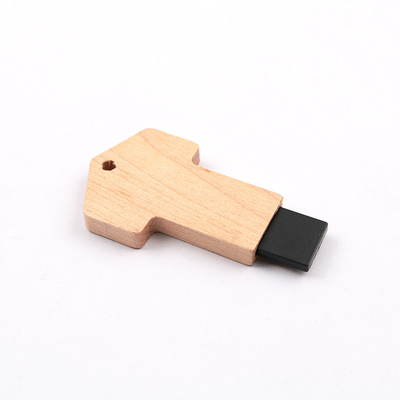 Ahorn formte hölzerner greller Antriebskeil USBs schnelle Lesung 64GB 128GB 256GB