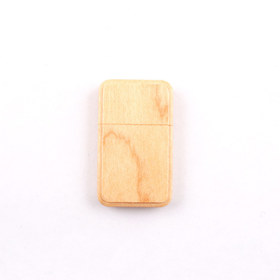 256 GB 512 GB 1 TB USB-Stick aus Ahornholz 2.0 Voller Speicher