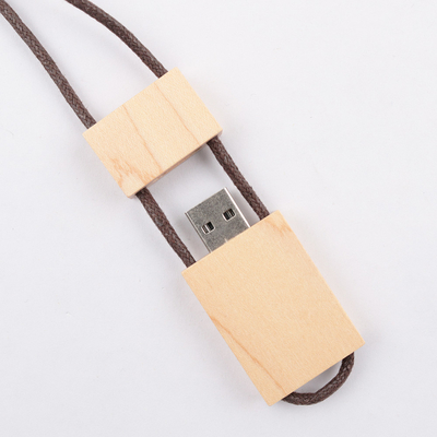 16 GB 32 GB 64 GB USB-Stick aus Ahornholz mit Seil USB 3.0 Fast Speed