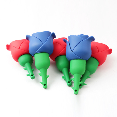 PVC-Blumen formt kundenspezifischen USB-Blitz fährt 2,0 3,0 16GB 8GB 10MB/S