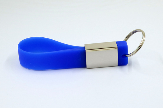 Wasserdichte grelle Silikon-Manschette USB UDP fahren 64GB mit Schlüsselring