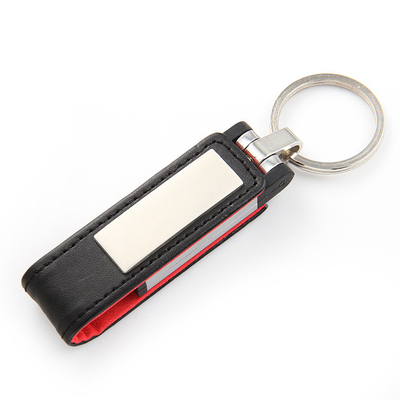 Genehmigte grelles Antrieb 64GB 128GB 256GB Metallkasten-Echtleder USBs FCC