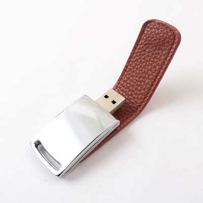 Echtleder Usb-Stock 2,0 tragbarer greller Antrieb 64GB 30MB/S usb 3,0