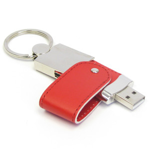 Asphaltieren Sie 2,0 den ledernen USB Stock mit der Prägung/Laser-/Druck-Logo