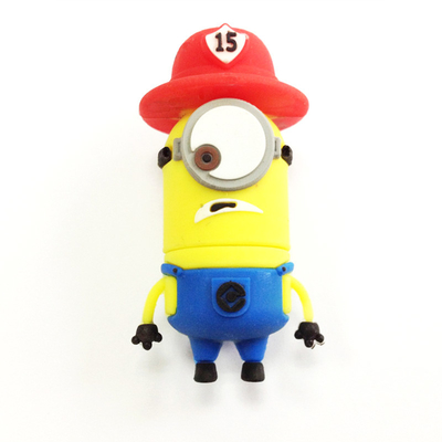 Niedlich geformte Minions Cartoon Charakter PVC USB Flash Drive USB 2.0 und 3.0