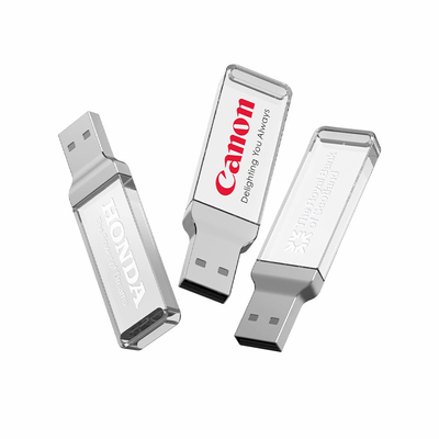 8GB 128GB transparentes Acryl UDP grelle Kristall-USB Stock-2,0