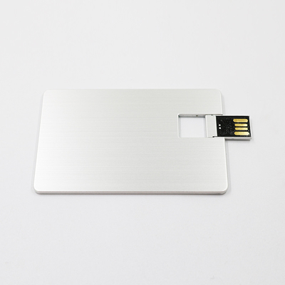 Kreditkarte-Art usb 32GB 64GB Metallfahren UDP-Blitz 2,0 80MB/S