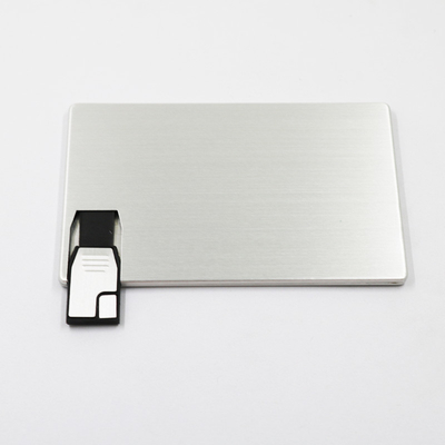 Kundenspezifischer Druck-Logo Credit Card Sized Usb-Stock 2,0 128GB 256GB wasserdicht