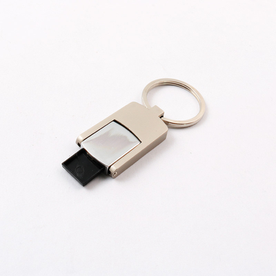 2,0 grelles Antrieb Metall-USBs UDP greller Chip Silver Body With Keyring