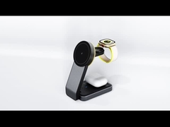 Zusammenklappbarer Radioapparat, der 3 in einer schnellen Gebühr 15W Schwarzweiss auflädt